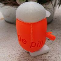 orange Pill Bob mit Cappy 4